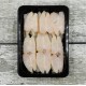 Палтус гренландский филе-ломтики холодного копчения весовой (цена указана за 1 кг)